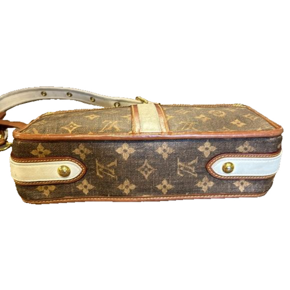 LOUIS VUITTON TISSE PORTE RAYURES Shoulder  Handbag - Picture 7 of 12